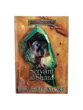 Servant of the Shard  Book HC DJ First Edition R.A. Salvatore First Edition 2000